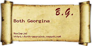 Both Georgina névjegykártya